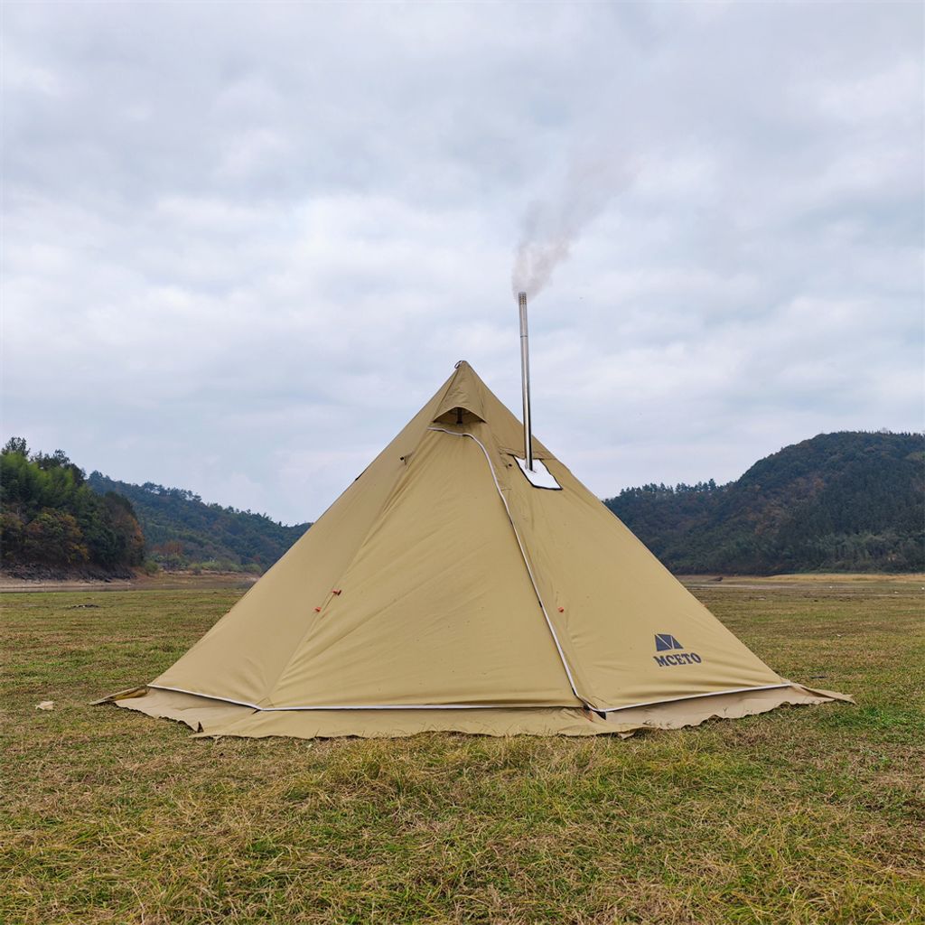 MCETO Tipi-Zelt für 4–6 Personen, mit Ofenanschluss, Produktbild 3