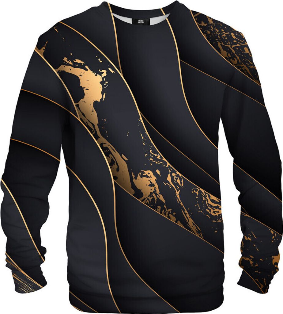 Mr. GUGU & Miss GO Herren Sweatshirt Eriks schwarz-gold S