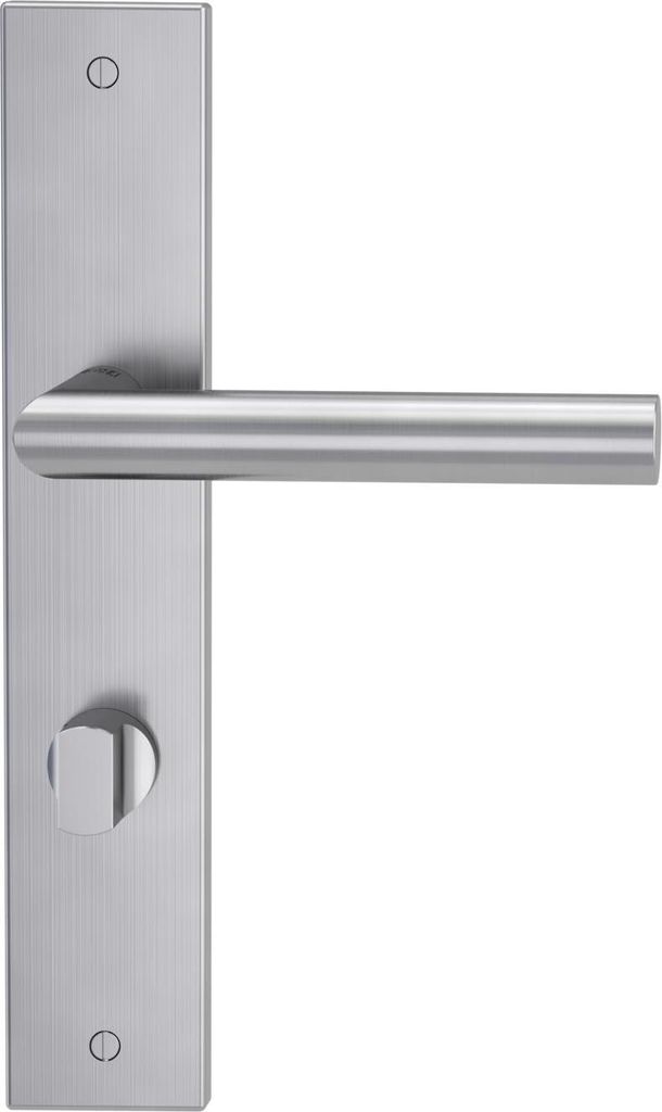 GRIFFWERK Rosettengarnitur LUCIO Langschild- Edelstahl matt-WC
