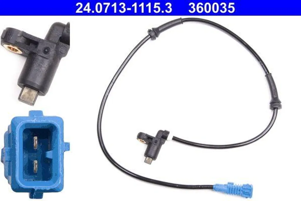 Supprimer voyant ABS avec le capteur de vitesse de roue ATE pour 206