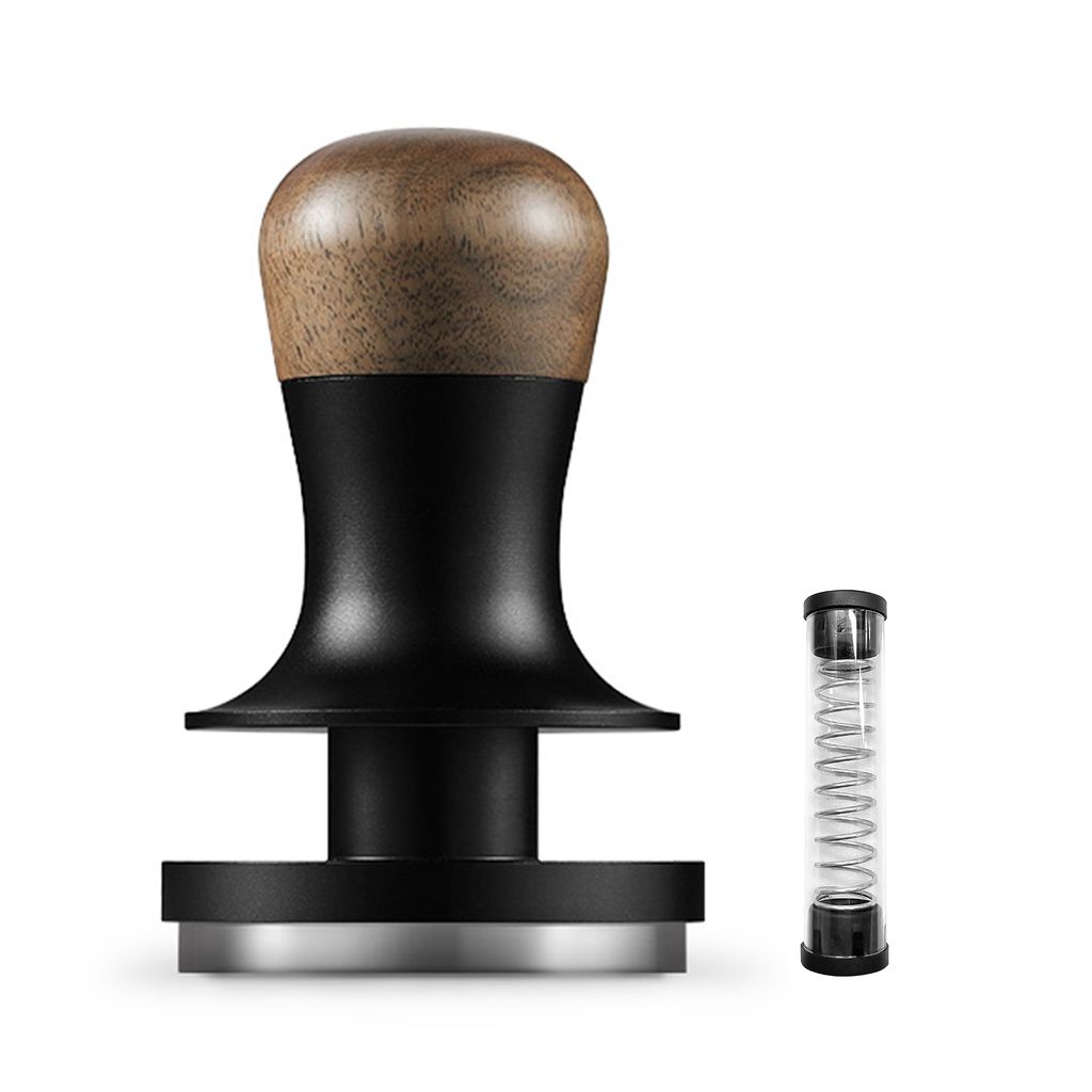 MHW-3BOMBER Kaffeestampfer mit flacher Basis, 30 Pfund konstanter Druck, kalibrierter Tamper mit Federmechanismus und akustischer Rueckmeldung, sel...