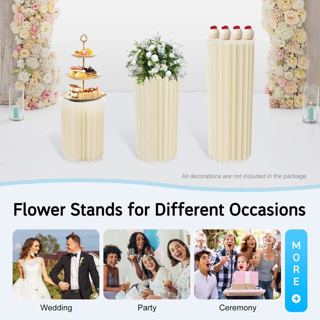Étagère à plantes pliable blanche - Support fleurs moderne pour balcon