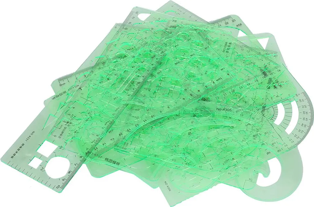 Set Righelli Sartoria 12 Pezzi: Kit Risparmio per Modellistica e Fai da Te - 2