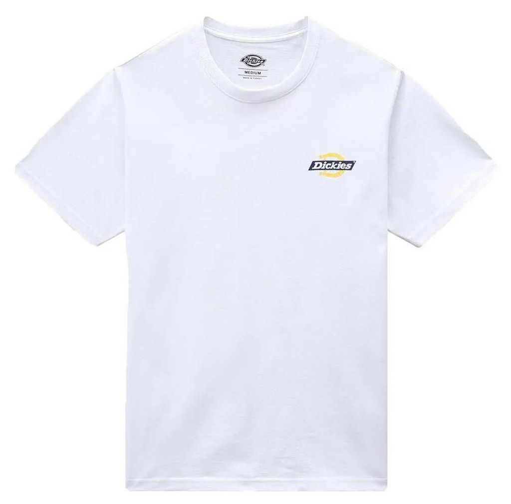 Dickies Ruston Kurzarm-t-shirt Weiß L Mann Weiß L