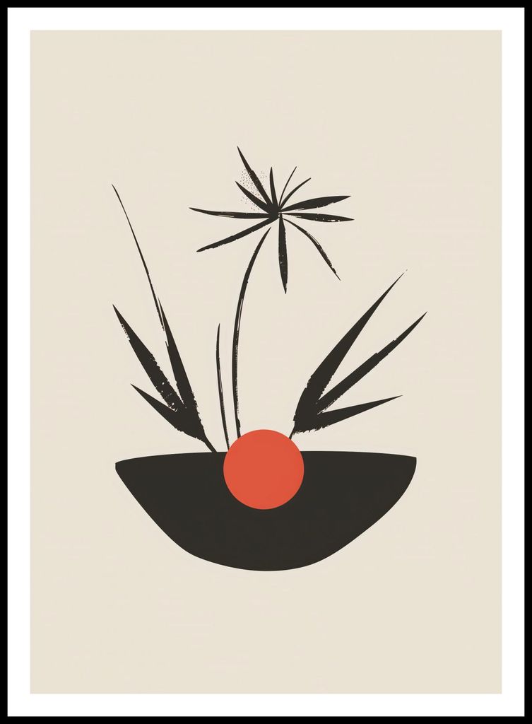 Plakat 64x90cm Essenz des Wachstums