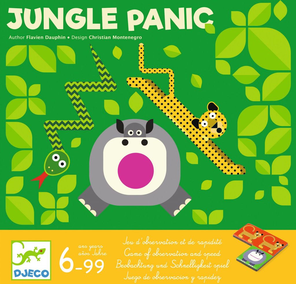 DJECO Brettspiel Panik im Dschungel