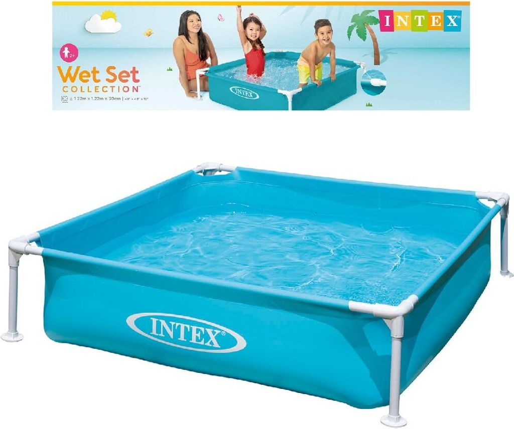 INTEX Schwimmbecken Mini Frame 122 x 122 x 30 cm 57173NP Produktbild 12