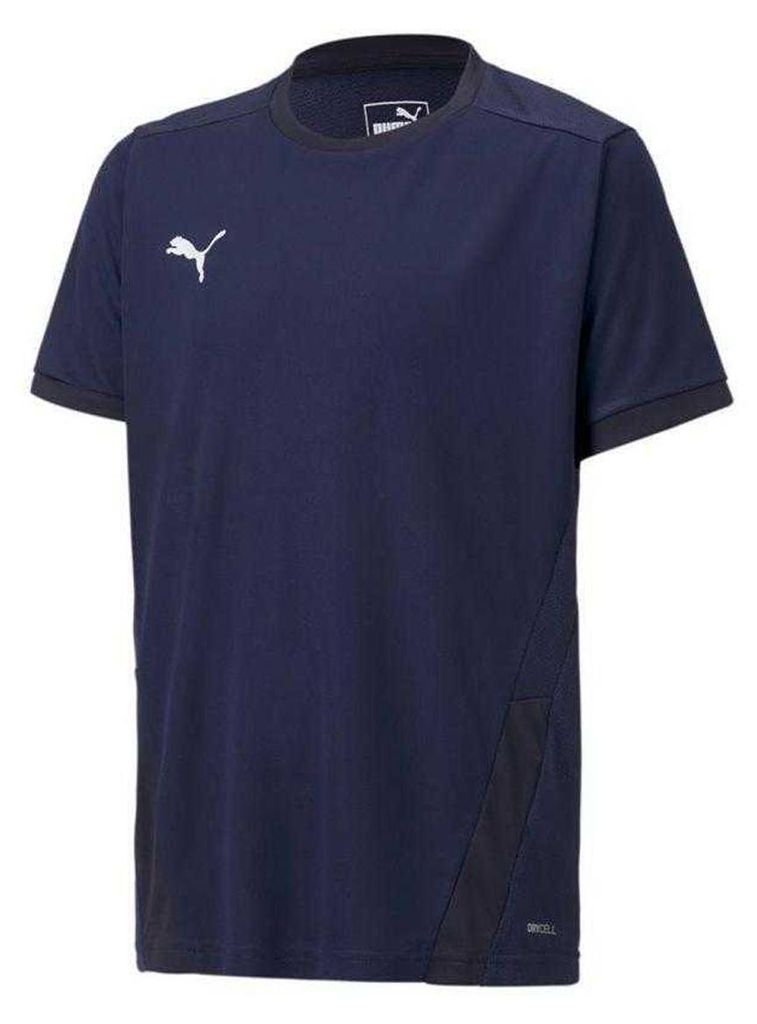 Puma - "TeamGoal" T-Shirt für Kinder PP5521 (140) (Dunkles Marineblau)
