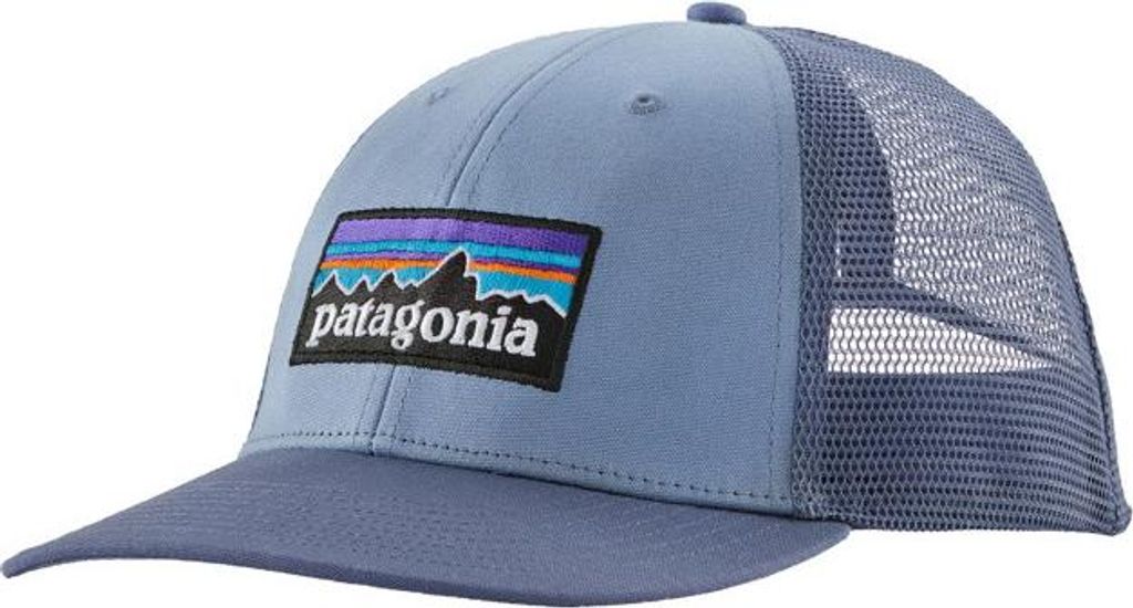 Patagonia Logo LoPro Trucker Hat Barnacle Blue .