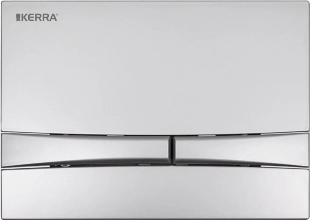 Plateau WC Kerra Adriatic en chrome brillant haute résistance K-50 Slim