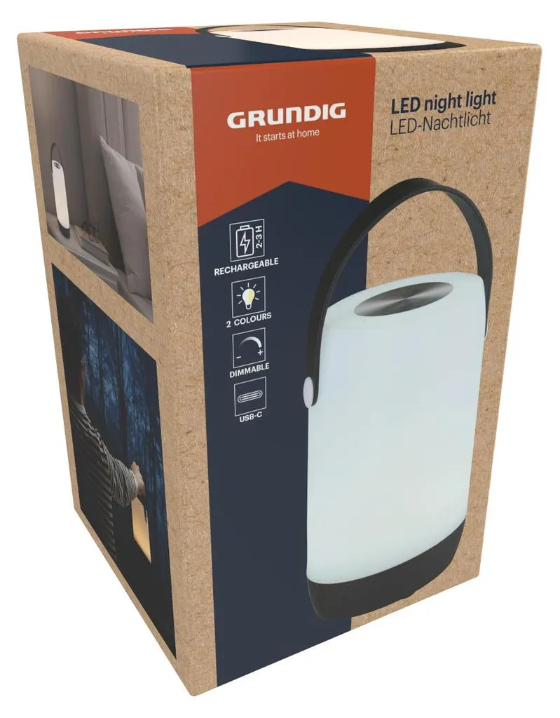 Veilleuse LED à intensité variable USB-C avec blanc chaud et froid - 3