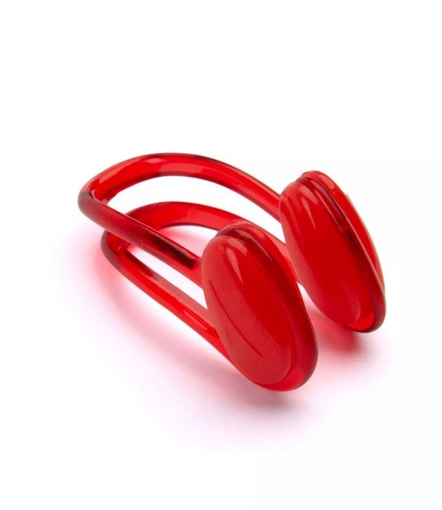 Speedo Unisex Universal Nasenklammer | Schwimmzubehör für die Ausrüstungstasche Red One Size