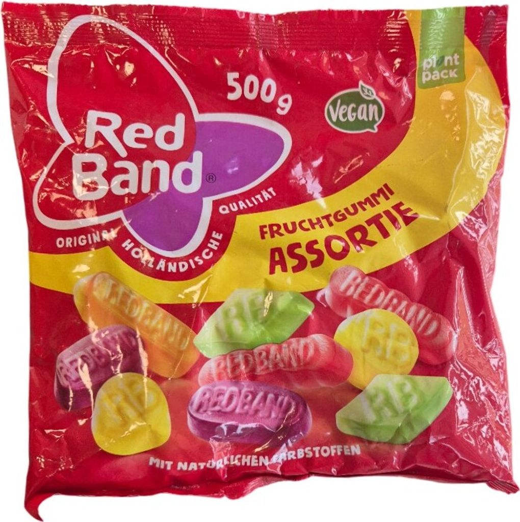 Red Band Fruit Gum Assortie 500g Obrázok produktu 