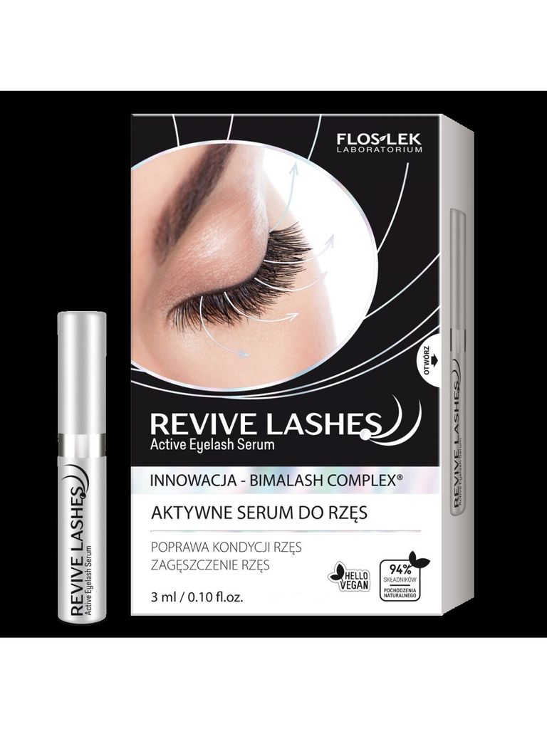 Serum na stimuláciu rastu mihalníc Flos-Lek Revive - 3 ml Obrázok produktu 