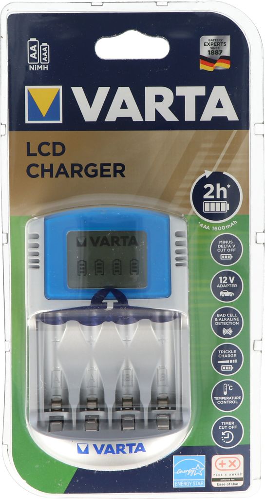 Akku-Ladegerät VARTA ''Power Play LCD Charger'' mit USB und Produktbild 4