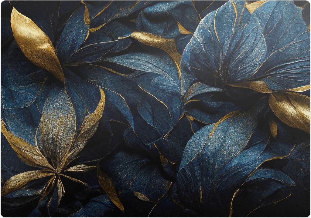 Blättert Mit Eleganz – Bodenschutzmatte – Rutschfest – Schutzmatte für Büro – Vinylmatte – Stuhlunterlage – 100 x 100 cm