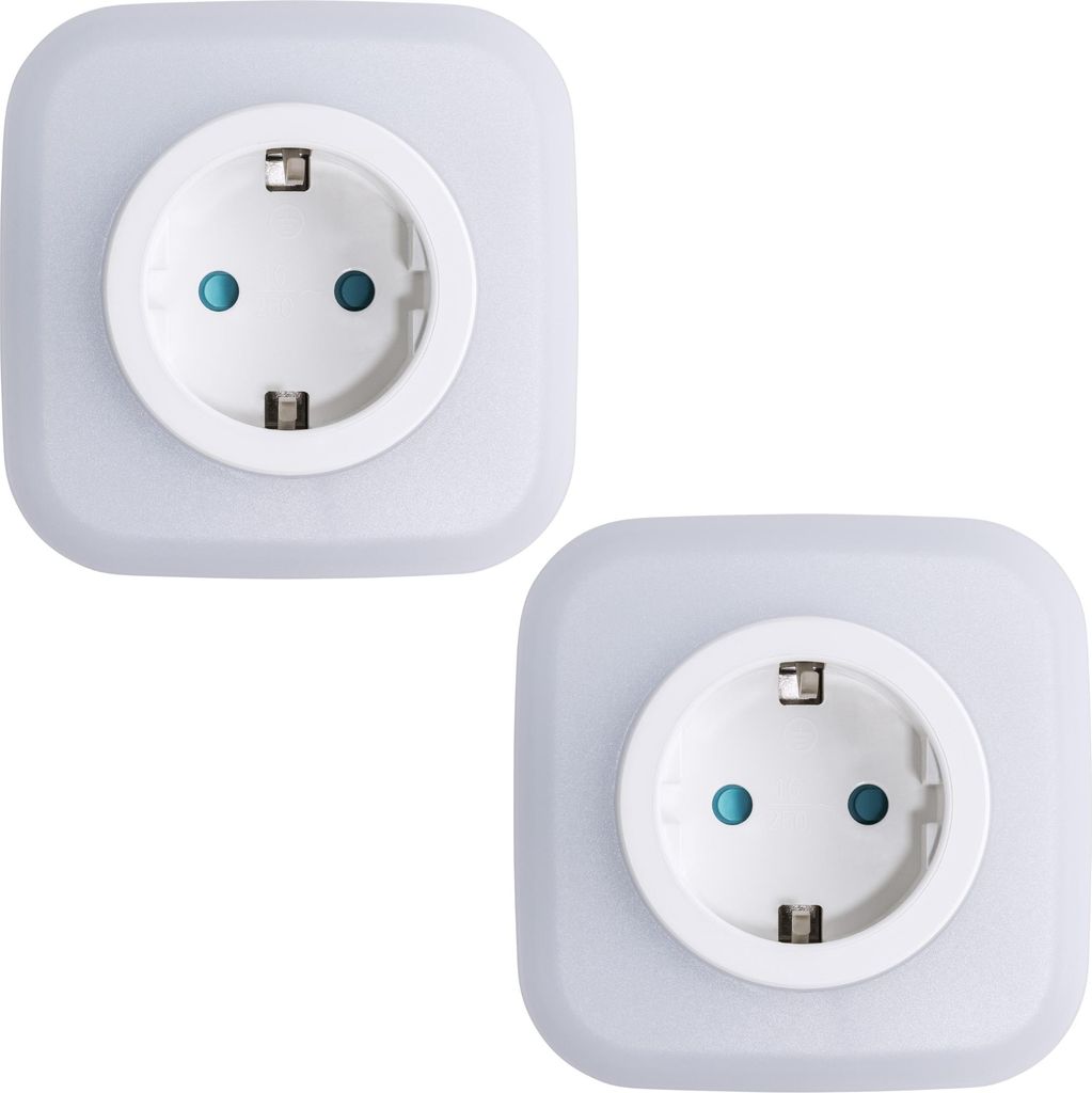 2x LED Nachtlicht Steckerleuchte Dämmerungssensor mit USB-C SEBSON