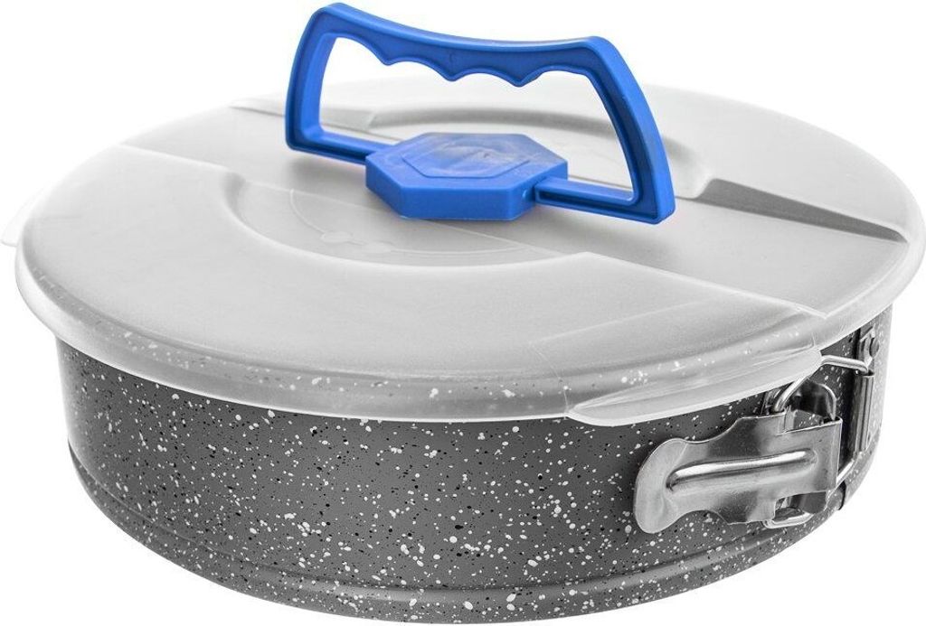 Orion Tortenform Kuchenform Springform mit Tragedeckel GRANDE 26 cm