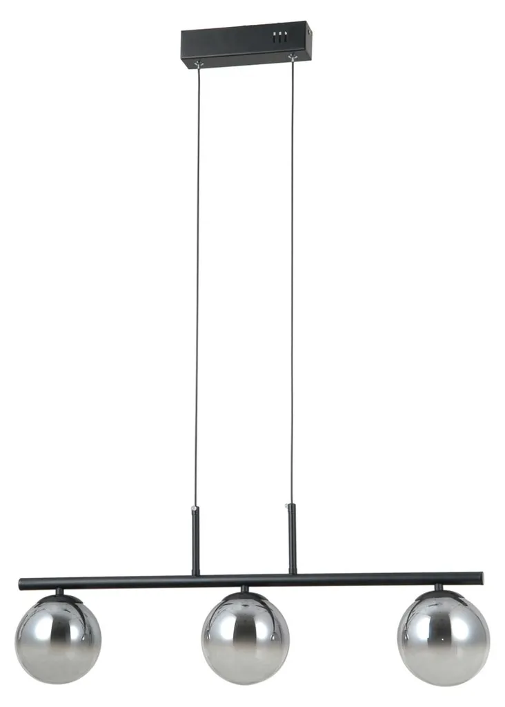 Suspension LED VELADA Italux 15W - Éclairage Anti-Éblouissement Noir Mat