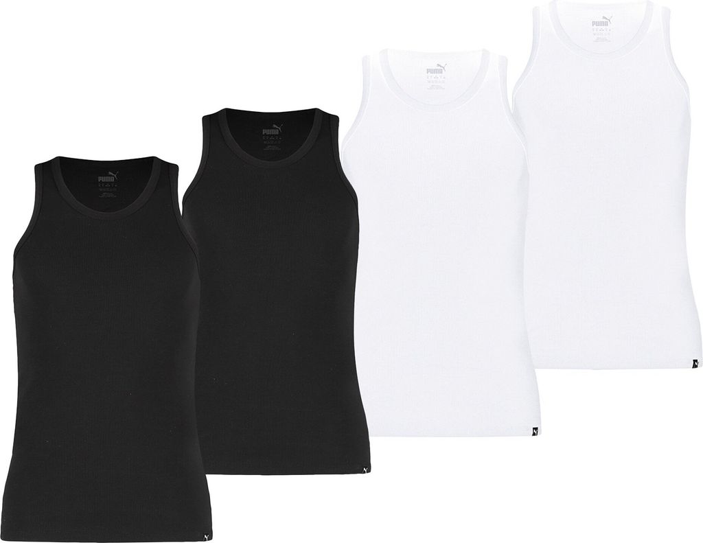 PUMA Herren Tank Top, 4er Pack - Basic, Unterhemd, Produktbild 