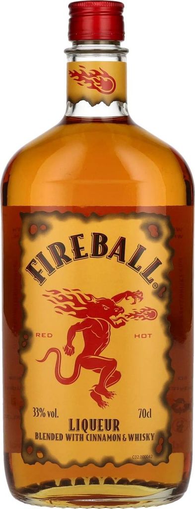 Fireball Liquer Blended with Cinnamon & Whisky | 33 % vol | Produktbild 