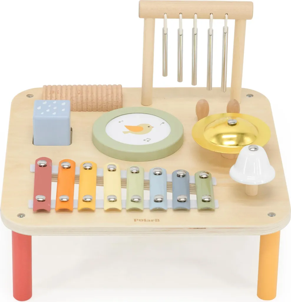 Table d'éveil musicale et sensorielle en bois Viga pour bébé dès 18 mois