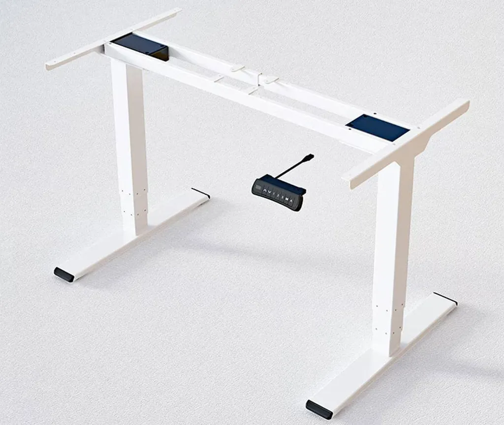 Structure de table stable E5W-EUV6 blanche contre les bureaux fragiles - 2