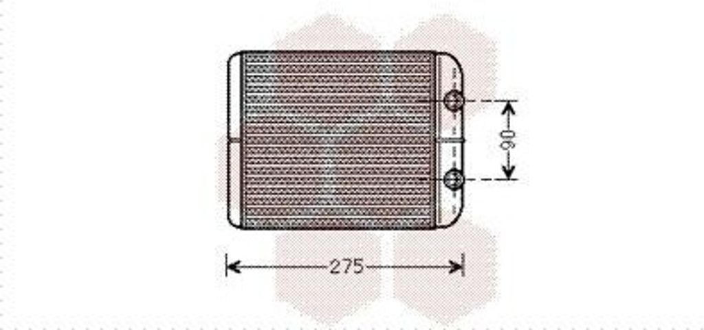 VAN WEZEL 58006301 Wärmetauscher Innenraumheizung Kühler für VW Touareg (7LA, 7L6, 7L7) Touareg (7P5, 7P6) Amarok Pickup Amarok Pritsche / Fahrg...