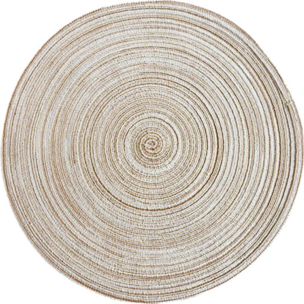 Rundes Tischset, modern, einfarbig, hitzebeständig, rutschfest, wärmeisolierend, Schutz für Esstisch, Dekoration, Untersetzer, Küchenbedarf