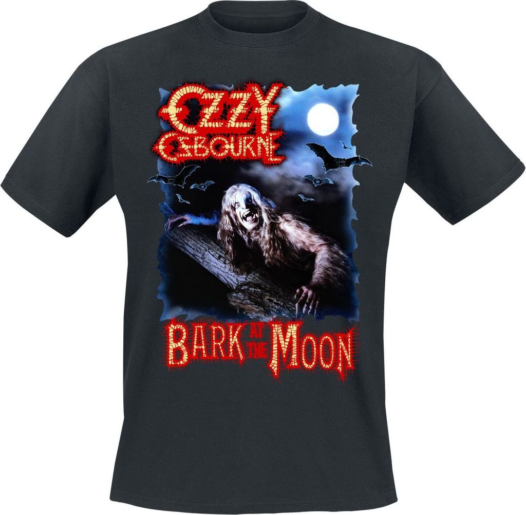 Ozzy Osbourne T-Shirt Herren 40 Years Of Bark At The Moon schwarz M