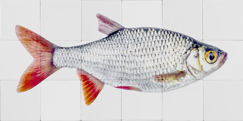 Adesivo Parete ESTAhome Pesce 97x48.5cm - Ideale Cameretta e Cucina