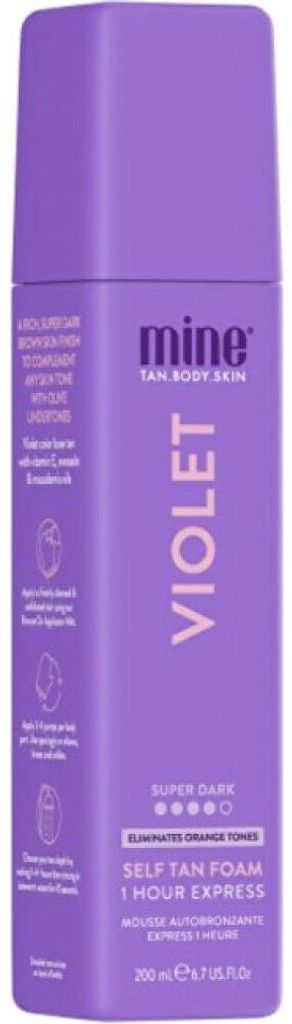 MineTan Self Tan 1 Hour Express Self Tan Foam Violet (200 Zdjęcie produktu 