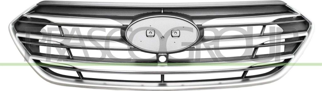 PRASCO HN8302011 Kühlergrill Frontgrill für HYUNDAI Santa Fé III (DM) Schwarz