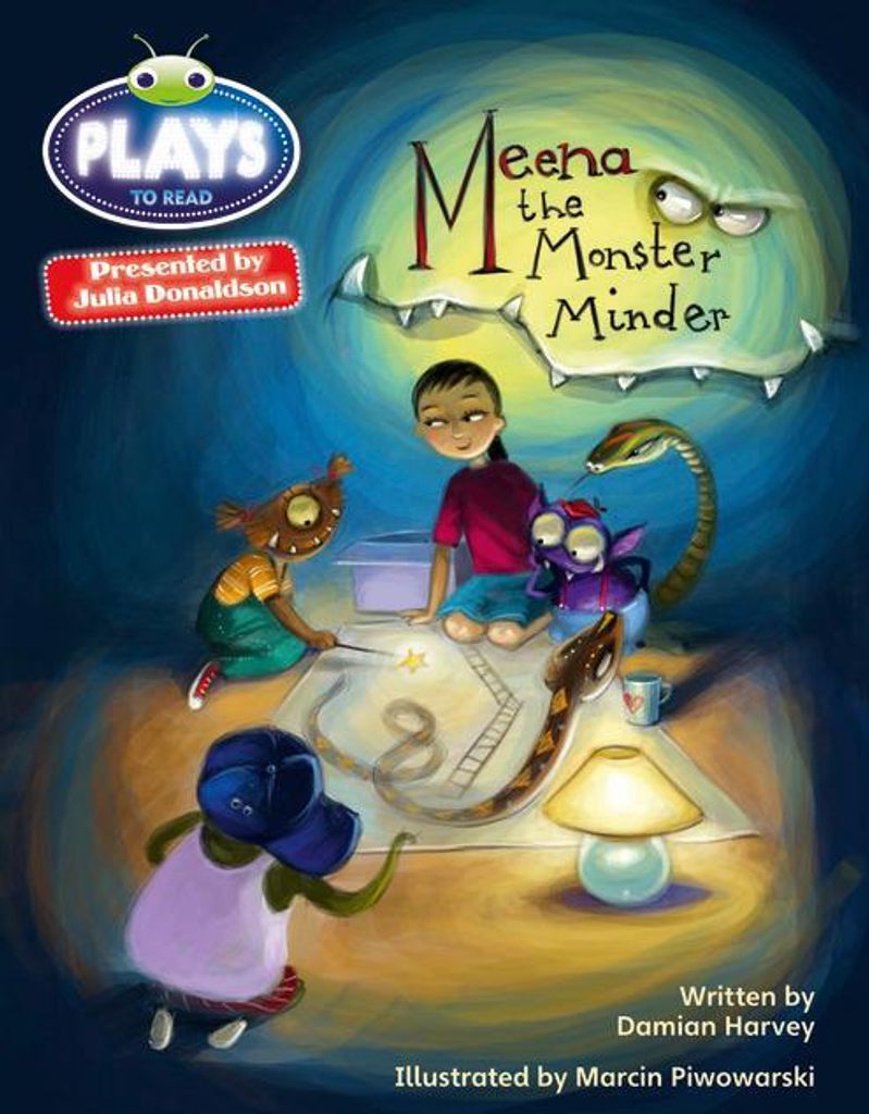 Bug Club Julia Donaldson Plays Grey/3A-4C Meena, die Monsterspielerin