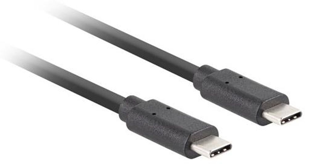 LANBERG Kabel USB-C M/M 3.1 GEN 2 1m 10GB/S PD100W schwarz