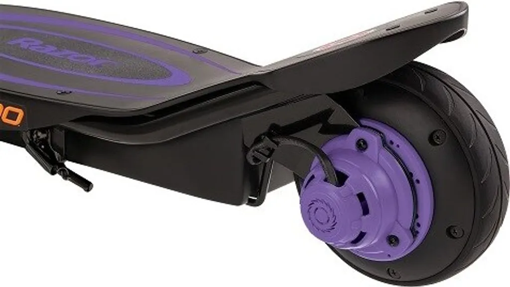 Trottinette Razor E100 Power Core ALU Violette : Stable et sans Chaîne - 4