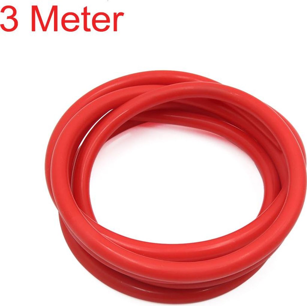 3 Meter Längw 6 x 11mm Rot Silikon Hitzebeständig Vakuum Schlauch Rohr für Auto DE de