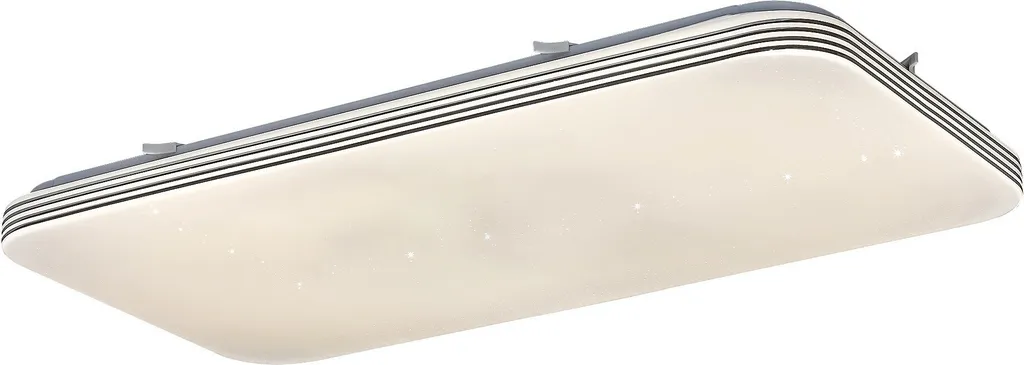 Grand Luminaire de Plafond LED Rectangulaire en Chrome Rabalux Oscar
