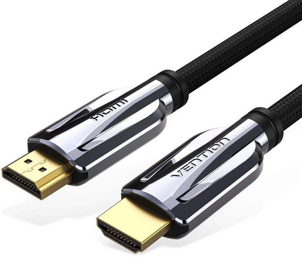 Kabel Hdmi 2.1 Vention Aalbg, 8K 60Hz/ 4K 120Hz, 1.5M (Czarny)