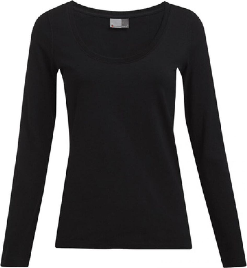 Promodoro damski Slim Fit-T z długim rękawem Zdjęcie produktu 