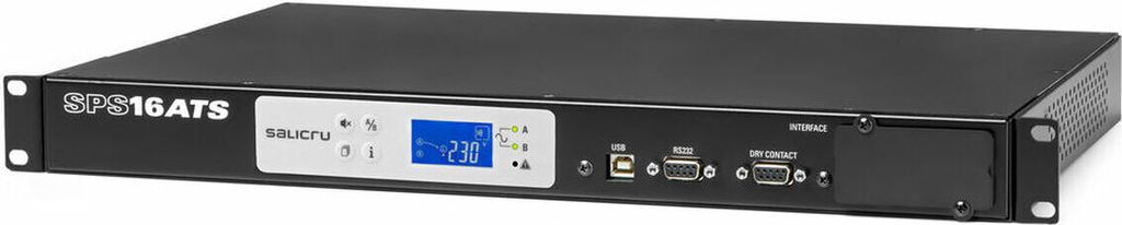 SALICRU USV STS 16A ATS - 1U, 8 x IEC C13 + 1x IEC C19