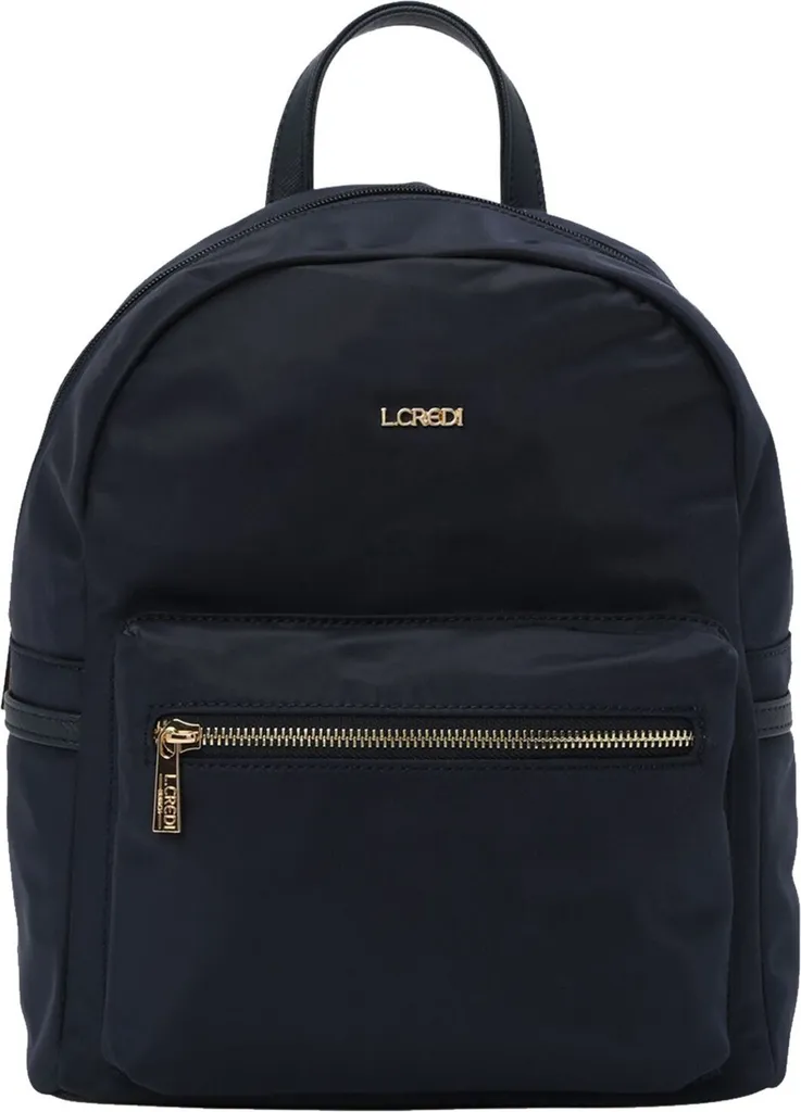L.CREDI sac à dos Alena bleu marine, le sac de loisirs chic et élégant