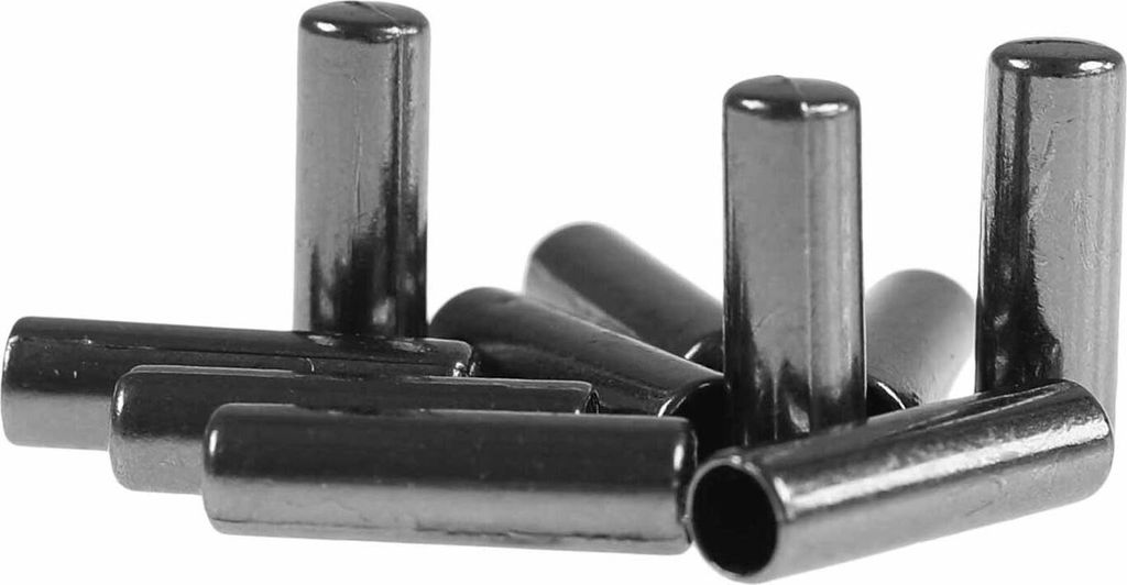 10 Kordelenden Metall Endstück 5x17mm für 4mm Kordel, Produktbild 