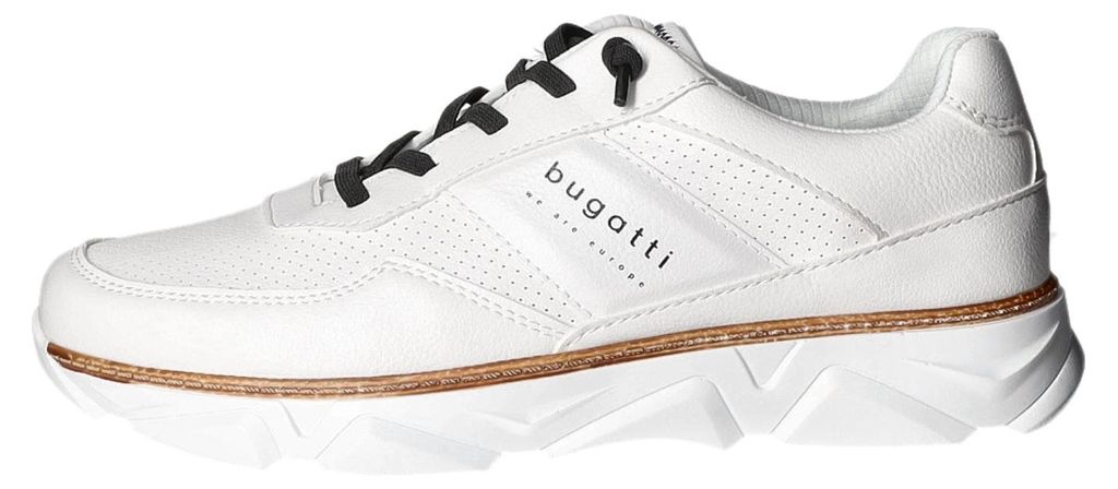 Bugatti Sneaker in weiss/weiss kombi, Gr. 46 Produktbild 