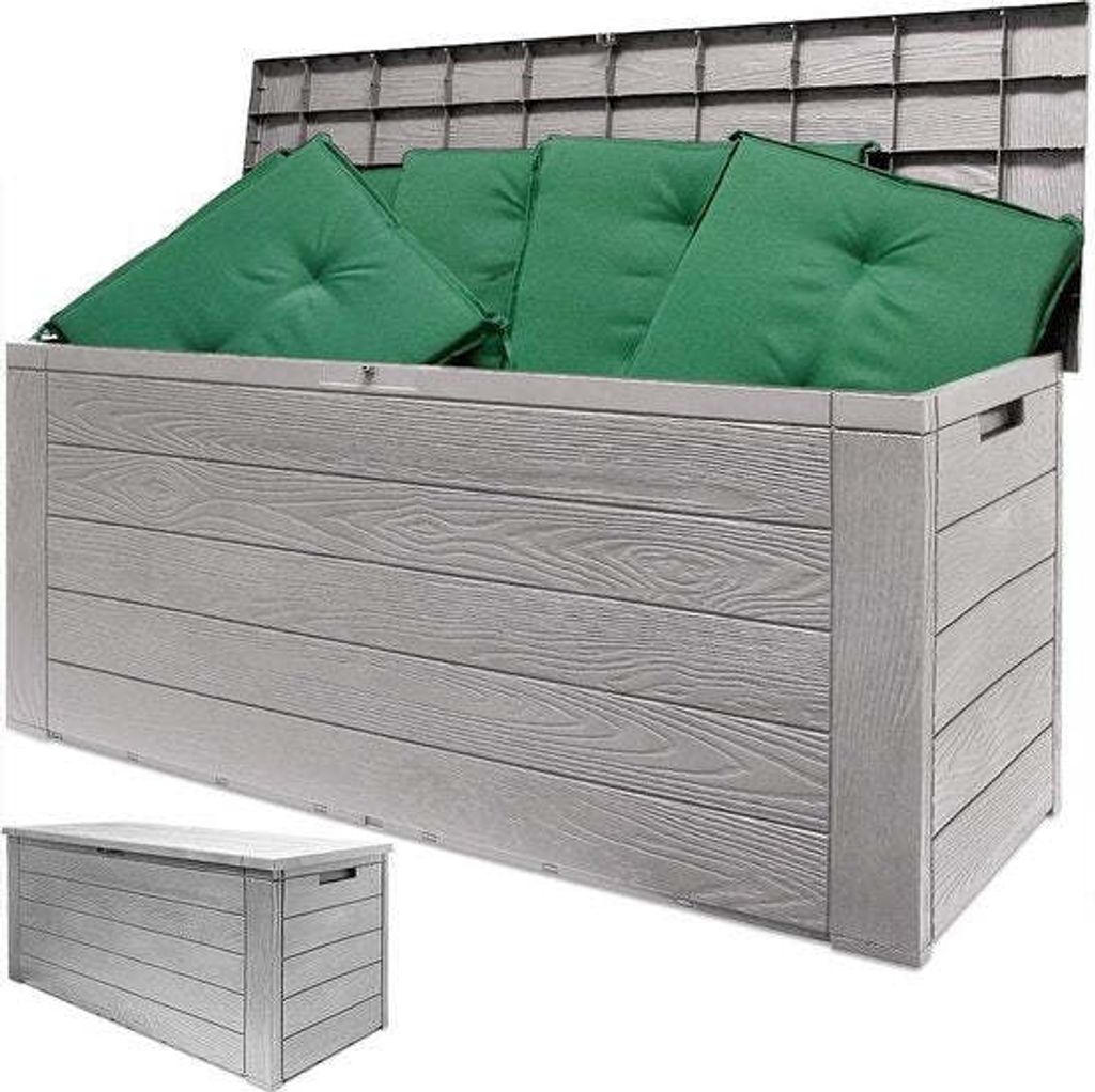 CASARIA® Gartenbox 280L UV-beständig Griffmulden Produktbild 12