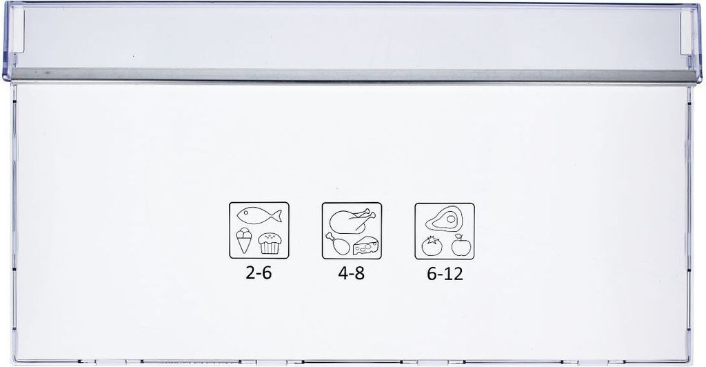 easyPART passend für 4636510200 Beko Gefrierschubladenblende unten 445x235mm für KühlGefrierKombination