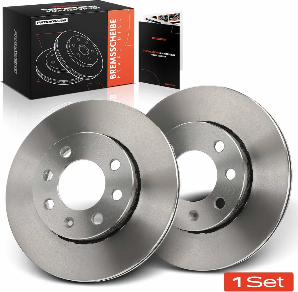 Paire de Disques de Frein Avant pour VW Lupo 1999-2005 et Audi A2 1.2L