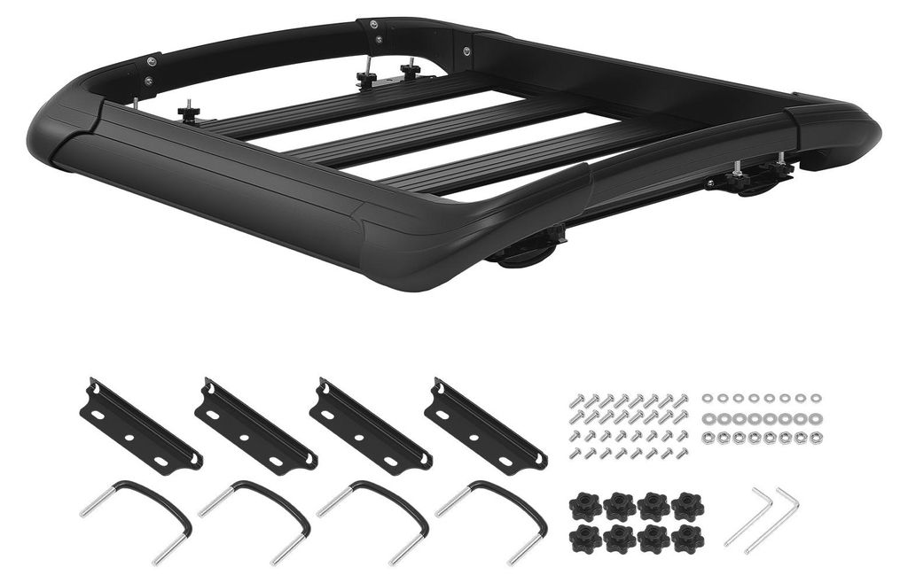 Portapacchi da tetto SucceBuy 965 x 965 x 142 mm in lega di Immagine del prodotto 