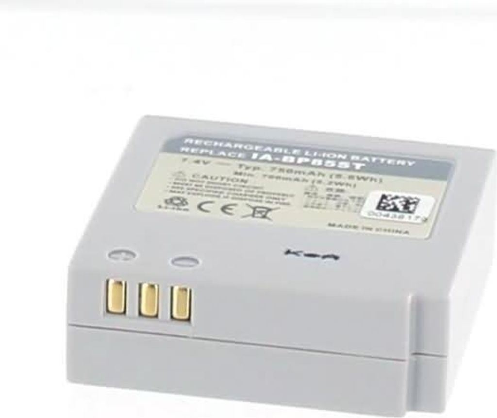 Akku für Samsung VP-HMX10C Li-Ion 7,4 Volt 700 mAh grau.
