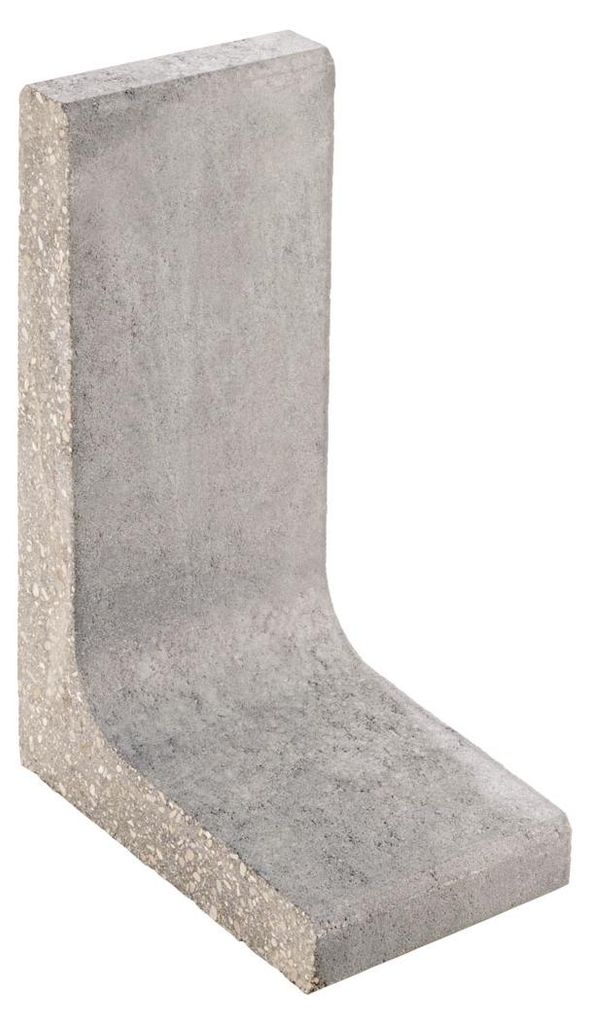 L-Steine L-STEIN SCHMAL GRAU 60/25/40/7 CM